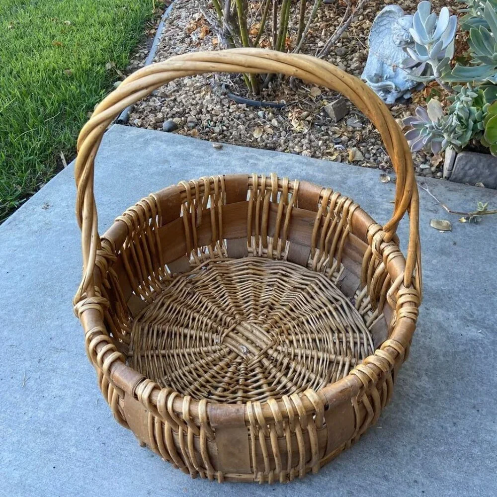 Extra Large Rattan Basket